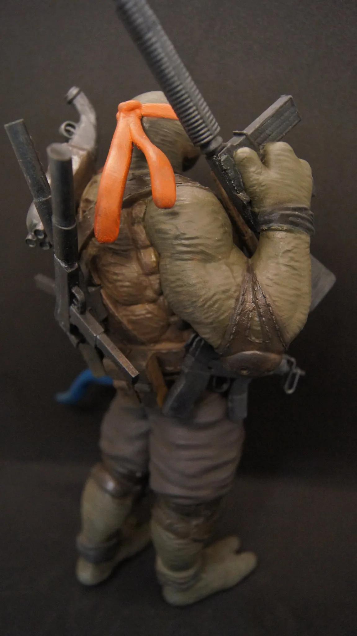 Alternate angle showing the Michelangelo Punisher shell detail