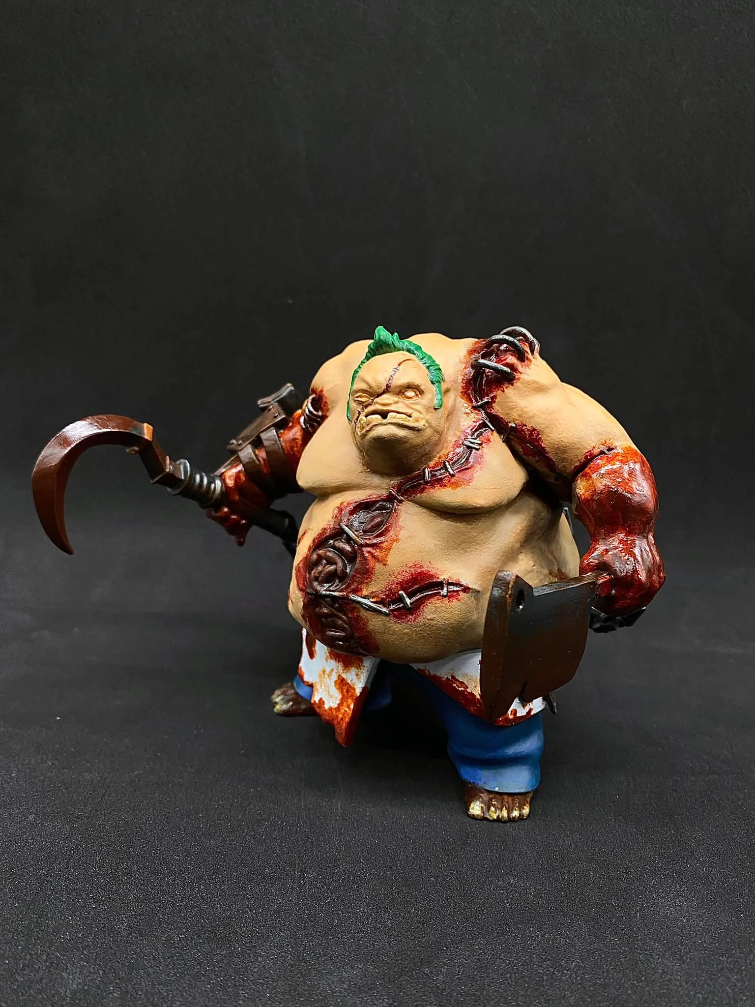 Close-up of Pudge's gore and meat-like texture