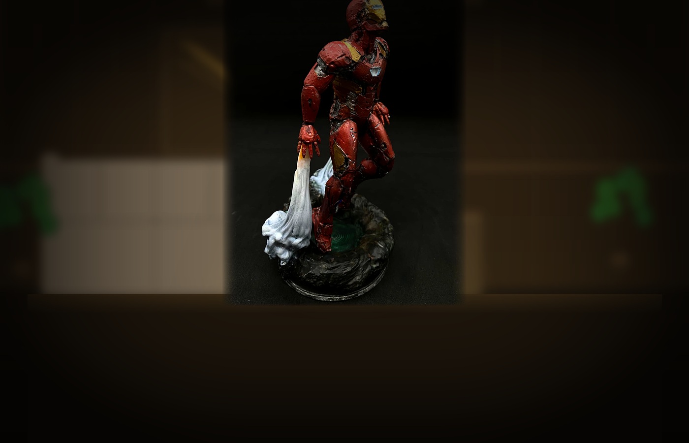 Zombie Iron Man in gallery display